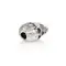 Бусина Череп Skull Victory light из серебра 925 пробы, вид 4