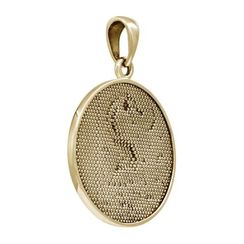 Корабль и дракон - подвеска из бронзы