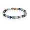 Браслет Денежный импульс из натурального кианита разноцветного с руной Феху из серебра 925, вид 1