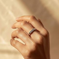 Кольцо под гравировку из серебра 925 пробы