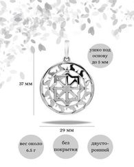 Амулет Молвинец подвеска из серебра