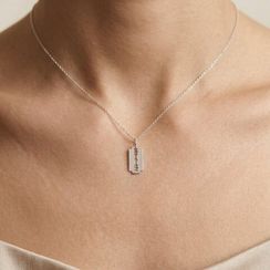 Лезвие - ювелирная подвеска из серебра 925 пробы