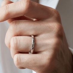 Кольцо обручальное 4 мм из серебра 925