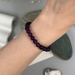 Браслет из камней аметиста 6 мм