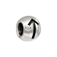 Шарм с руной Тейваз - подвеска из серебра 925 пробы скандинавский оберег