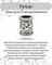 Шарм Райдо из серебра 925 пробы, фото с инфографикой описания.