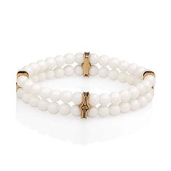 Браслет Всевидящее Око из Бронзы Двойной с керамикой 6 мм