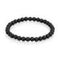 Браслет из ювелирной керамики шунгит 6 мм, фото 1