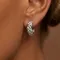 Серьги-пусеты Пузырьки из серебра 925 пробы, фото 1