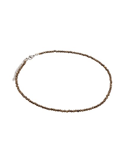 Фото чокер из пирита 2165/3_пирит вид сбоку