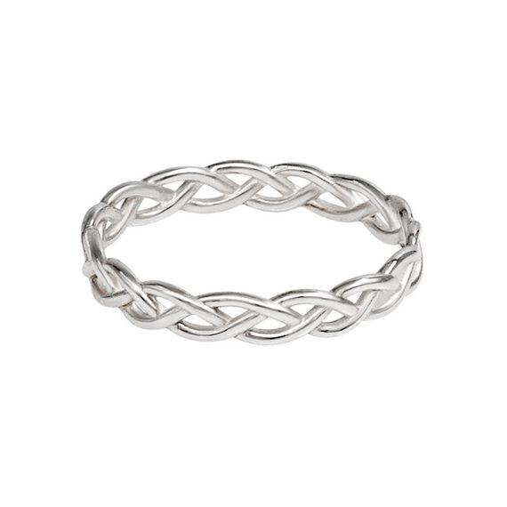 Кольцо Нити из серебра 925 пробы, вид 3