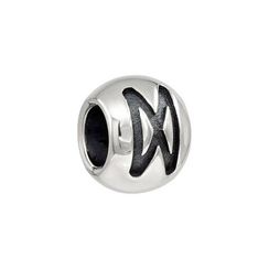 Шарм с руной Дагаз - подвеска из серебра 925 пробы скандинавский оберег