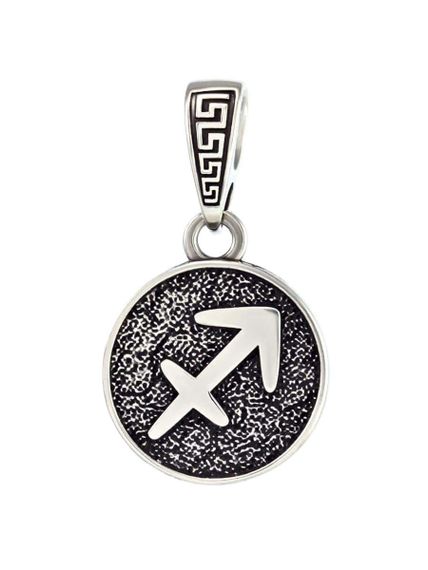 Купите знак зодиака стрелец из мельхиора.