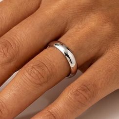 Кольцо обручальное 4 мм из серебра 925