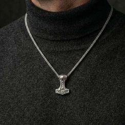 Подвеска Молот Тора малый из серебра