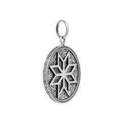 Подвеска Алатырь - кулон из серебра 925