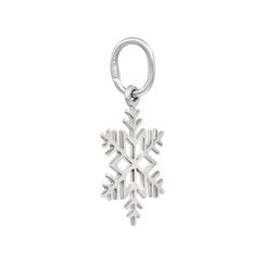 Подвеска Снежинка - кулон из серебра 925 пробы