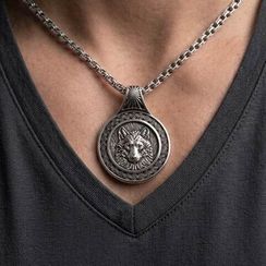 Подвеска Велес Волк из серебра