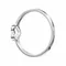 Кольцо с сердечком из серебра 925