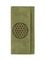 Фото функционального кошелька Цветок жизни из зеленого нубука, вид фасад.