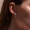 Серьги Конго 16 мм Серебро 925, инфографика 1