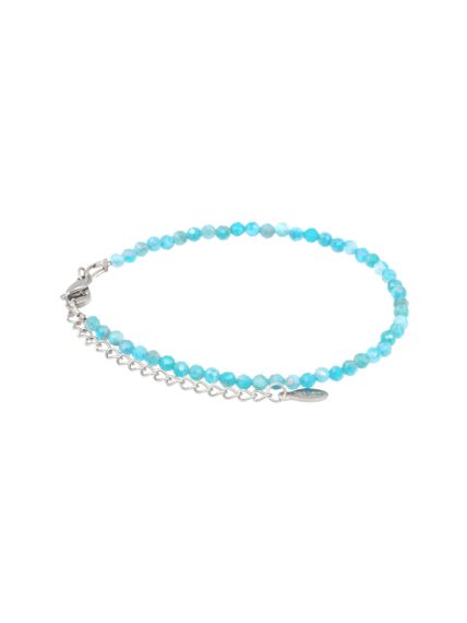 Фото браслет из апатита 2060/3_апатит на белом фоне сбоку