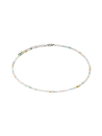 Фото чокер из берилла 2165/3_берилл на белом фоне анфас