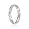 Кольцо обручальное 3 мм из серебра 925 на белом фоне