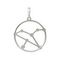 Подвеска на шею Созвездие Лев Знак зодиака серебро с фианитами, фото 2