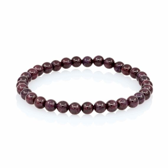 Браслет из натуральных камней граната 6 мм, фото 1