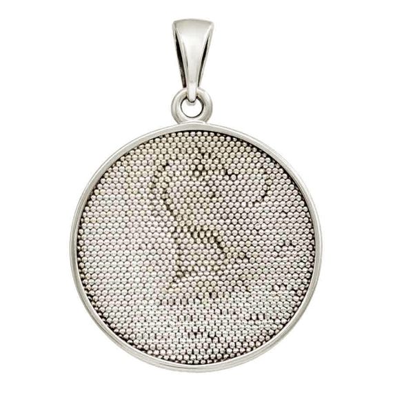 Корабль и дракон - подвеска из мельхиора, фото 3