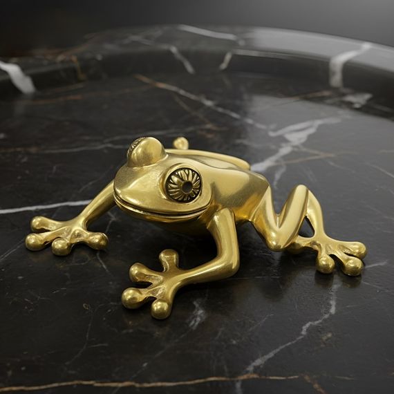 Статуэтка Лягушка - фигурка из бронзы, фото 1