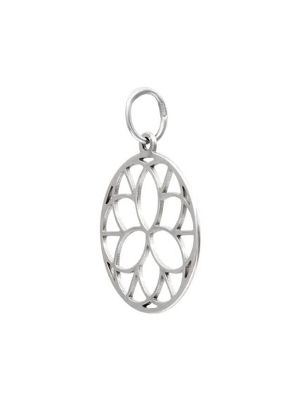 Подвеска Шаблон Мироздания из серебра, вид сбоку