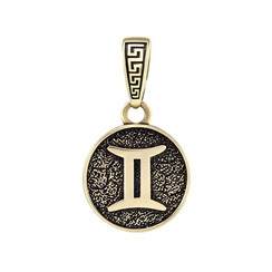 Близнецы знак зодиака подвеска