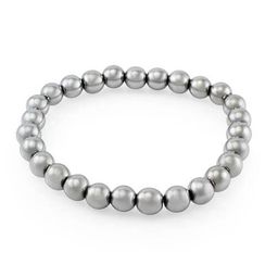 Браслет из металлических бусин