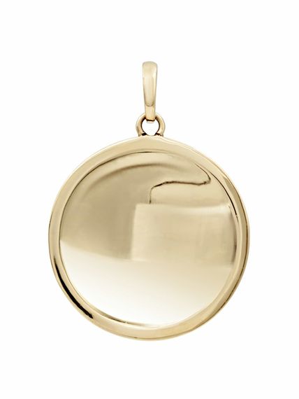 Фото амулета Агисхьяльм из бронзы, вид сзади.