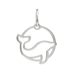 Подвеска Дельфин - кулон из серебра 925