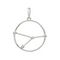 Подвеска на шею Созвездие Рак Знак зодиака серебро с фианитами, фото 1