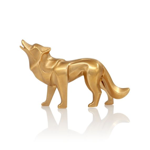 Статуэтка Волк - фигурка из бронзы, вид 6