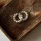 Серьги Конго шары из серебра 925, живое фото 2