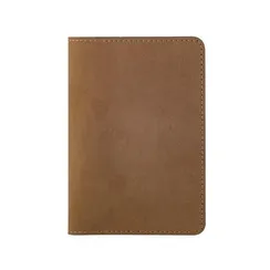 Обложка для паспорта classic коричневый нубук