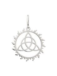 Триглав в солнце подвеска из серебра