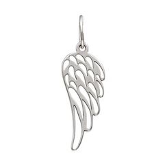 Подвеска Крыло птицы - кулон из серебра 925 пробы