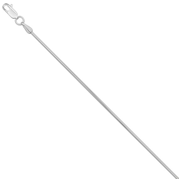 Фото браслет-цепочка Снейк на размерной сетке 9271