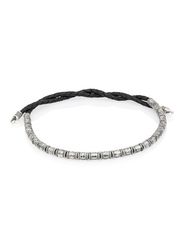 Браслет с рунами cтаршего футарка из серебра