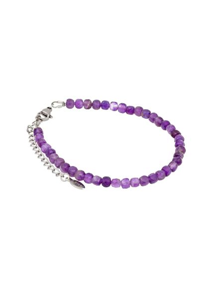 Фото браслет из аметиста 2016/4_аметист_куб на белом фоне анфас