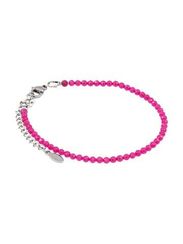 Браслет на руку из шпинели розовой 3 мм