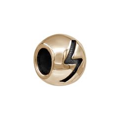 Шарм с руной Соулу - бусина для браслета из бронзы