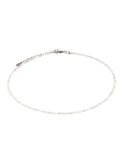 Фото чокер из лунный камень 2165/3_лун_камень на белом фоне анфас