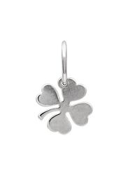 Клевер удачи малый - подвеска из серебра